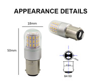 Ampoules LED de bonne qualité T18 3W SMD3014 DC 48-80V Ba15d 3W 3000K 6500K, LED-MINI-BA15D