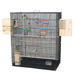 Büyük Geniş Metal Kuş Kafesi Papağanlar Güvercinler Muhabbet Kuşları Muhabbet Kuşları Brezilya Papağanları için, Muhabbet Kuşu Yetiştirme Kafesleri, Papağan Kafesi XXL - Product Image 1