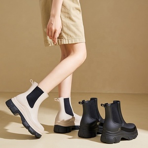 Fashion Women Ankle Rain <strong>Boots</strong> to Keep Warm PVC Ladies Slip-on <strong>Snow</strong> <strong>Boots</strong> <strong>Waterproof</strong> Walking Sandals Hunting PVC <strong>Boots</strong> - Product Image 6