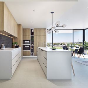 French Style High Gloss Acrylic Modern White Door Kitchen Cabinet Meuble Cuisine - Product Image 2