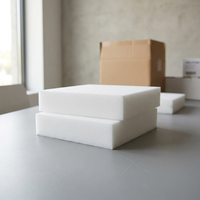 Bloc de mousse blanche en fibre de polyester, plaque d'absorption acoustique pour mur et plafond de bureau