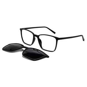 Nuevo imán cuadrado TR90 Marco de gafas con <span class=keywords><strong>Clip</strong></span> en gafas de sol polarizadas para hombres mujeres marco óptico Monturas De <span class=keywords><strong>Lentes</strong></span> - Product Image 1