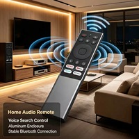 Télécommande vocale JCXK 17 touches avec boîtier en aluminium pour système audio – Fournisseur d'usine OEM/ODM personnalisé