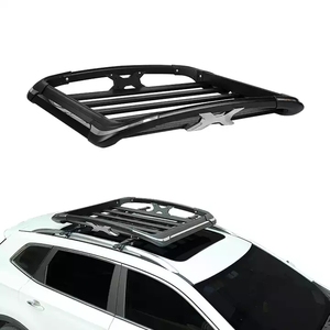 Barres de toit en aluminium, couvre-barres de toit, porte-bagages de toit noir pour Toyota Jeep pour <span class=keywords><strong>Suzuki</strong></span> Hilux - Product Image 1