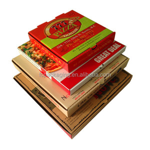 Atacado <span class=keywords><strong>8</strong></span> 10 12 16 Polegada Caixa De Pizza Personalizada Levar Caixas De Papel Ondulado Caixa De Pizza De Papelão Atacado - Product Image 2