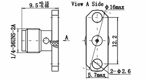 Conector hembra de antena <span class=keywords><strong>Wifi</strong></span> de conector tipo SMA de alta fiabilidad - Product Image 2