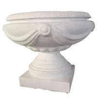 Jardinière d'extérieur de style européen, grande jardinière paysagère en GRC pour la décoration de jardin, garantie directe d'usine