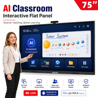 Tableau blanc interactif intelligent KINGONE 75 pouces à écran tactile numérique plat pour salle de classe – Prix Sri Lanka