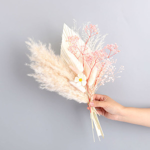Ramo de Flores Secas de Pampas Naturales, Hierba de Pampas Seca para Decoración de Fiestas - Product Image 4