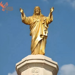 Escultura de Resina Personalizada, Realista, de Jesús con la Mano Extendida, Simboliza la Salvación, Simbolismo Religioso, Apta para Iglesias, 2025 - Product Image 4