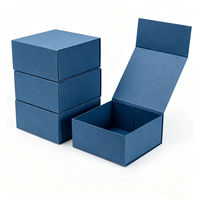 Boîte à livres en carton noir et or magnétique, recyclable, luxueuse, écologique, réutilisable, avec ruban, logo personnalisé UV