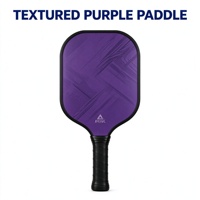 Raquette de pickleball en fibre de verre avec noyau en mousse rebondissante OEM, absorption des chocs, légère, vente en gros directe d'usine