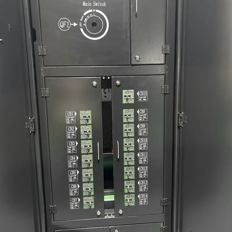 Armário elétrico principal da porta do quadro de piso de distribuição principal IP65 PLC Rack de chegada nova