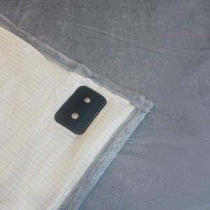 بطانية من الفانيلا المحبوكة بنمط مطرزة ، وسادة تأريض مضادة للإشعاع للنساء الحوامل والرضع - Product Image 6