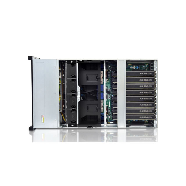 4U Rack-Mounted GPU Server Barebone System TG659V3 Supporting 2 AMD EPYC 9004/9005 Processors 24 DDR5 Slots HDD/SSD Storage