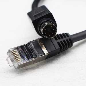 RJ45 8P8C Nam để minidin 8Pin Cáp <span class=keywords><strong>PLC</strong></span> RJ45 lập trình Cáp Mini din6pin 8Pin nam cáp - Product Image 4