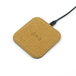 Best Verkopende Eco-Vriendelijke Kurk Materiaal <span class=keywords><strong>Promo</strong></span> Draadloze Oplader Producten Nieuwe Elektronische Tech Gadgets - Product Image 2