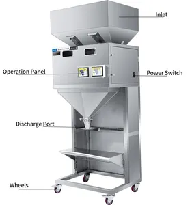 OUXIN Ox-DFZ10 best big multihead weigher filling sealing making and packing machine