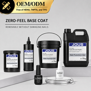 Base de gel à tenue 40 jours sans HEMA, TPO, TMPTA, en résine naturelle, forte adhérence, sans impuretés, gel UV Soak Off pour les commandes de marques de salons - Product Image 2