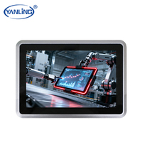 PC industriel tactile résistif sans ventilateur 15,6 pouces FHD avec processeur Intel i7-1255U de 12e génération 10 cœurs et 2 ports LAN pour la fabrication intelligente