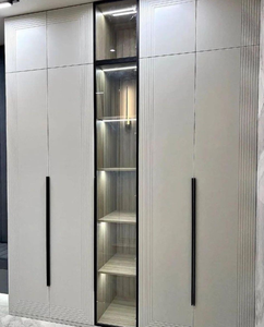 Garde-robe moderne en bois solide pour l'utilisation à la maison de villa d'appartement de salon d'hôtel de chambre à coucher - Product Image 2