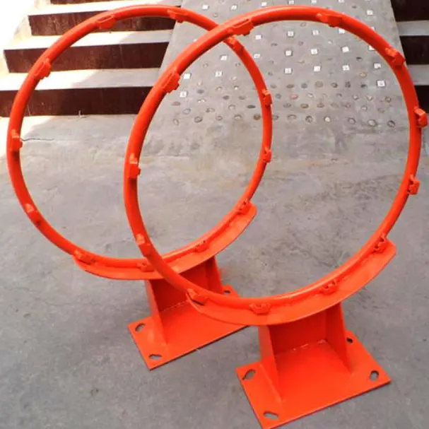 Горячая продажа Портативный подвижный стальной баскетбольный каркас обода стальной баскетбольный обруч с сеткой
