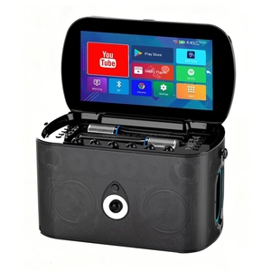 Altavoz Portátil Inteligente Android CSN-666 con Pantalla Táctil, Sistema de Sonido <span class=keywords><strong>Boombox</strong></span>, Compatible con Youtube y APP, Altavoz Karaoke para Exteriores - Product Image 2