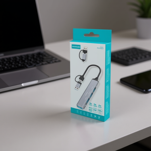 Wholesale 4-in-1 Type-<b>C</b> + USB 3.0/2.0 <b>Hub</b> - Product Image 3