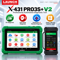 LAUNCH X-431 PRO3S+ V2 Scanner de diagnostic automobile avec SmartLink V4, diagnostic EV, commande vocale IA, J2534, CANFD, DoIP pour atelier de réparation