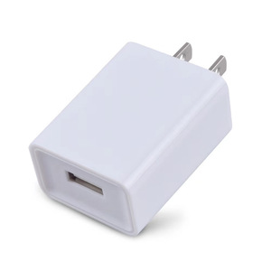 <b>Usb</b> Charger 5V1A 10W American Standard <b>Plug</b> White Single Port Adapter For Mobile Devices - Product Image 1