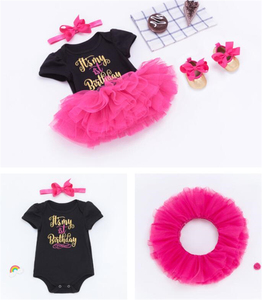 ชุดเด็กอ่อน ชุดรอมเปอร์เด็กผู้หญิง + กางเกง ชุดเด็กแรกเกิด - Product Image 4