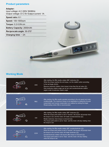 <span class=keywords><strong>Denjoy</strong></span> <span class=keywords><strong>I</strong></span> Mate 3 <span class=keywords><strong>Endo</strong></span> motore endodontico senza fili con modalità alternative e rotative per uso odontoiatrico - Product Image 6