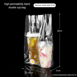 Túi đựng thức ăn dùng một lần sinh học phân hủy được, in logo tùy chỉnh, chất liệu nhựa cấp thực phẩm, dùng cho trà sữa, cà phê, nước ép & bao bì quần áo, thiết kế tùy chỉnh - Product Image 6