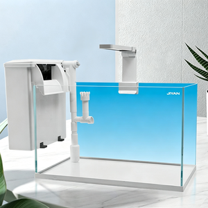 Aquarium de bureau rectangulaire en verre ultra-transparent de style sombre 5L Jinjing personnalisé en boîte - Vente en gros - Product Image 5