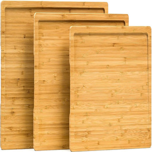 Assiette de service de cuisine moderne, écologique, artisanale, en <span class=keywords><strong>bois</strong></span> massif naturel, résistante à l'eau - Product Image 3