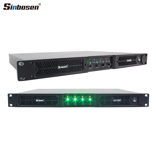 K4-1400 Sound Power Amplifier 4 Channel Class d 2000 Watts