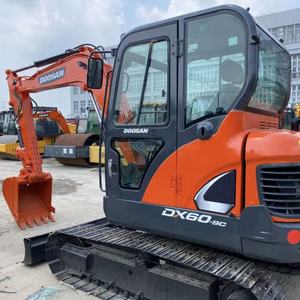รถขุดขนาดเล็ก Doosan DX60-9C มือสองจากเกาหลีแท้ น้ำหนัก 6 ตัน ใช้ระบบไฮดรอลิก ชั่วโมงการใช้งานต่ำ เหมาะสำหรับงานสวนและเทศบาล - Product Image 3