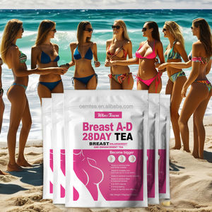 Té para Aumento y Levantamiento de Senos de Marca Privada, 100% Hierbas Chinas, Té para Aumento de Senos, Firmeza, Suplemento para el Cuidado de la Salud - Product Image 1