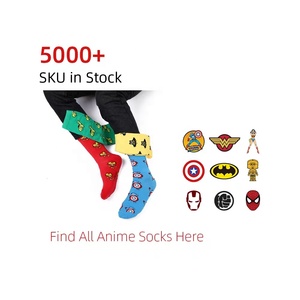 QUENTIN <span class=keywords><strong>Super</strong></span> Hero <span class=keywords><strong>Mario</strong></span> Chaussettes Unisexe Dessin Animé Conception Dessin Animé Anime Chaussettes Motif En Gros Marvel Personnage Chaussettes - Product Image 1