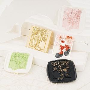 Nouveauté à succès : Tête de tampon à cire Rose <span class=keywords><strong>Tango</strong></span> pour chaussures Mary Jane - Product Image 1