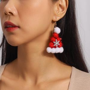 Boucles d'oreilles de noël arbre de noël pendentif boucles d'oreilles femmes festival jour nouvel an fête décoration cadeau de noël - Product Image 5