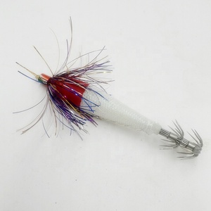 Japonés <span class=keywords><strong>EGI</strong></span> calamar Jig anzuelo pesca TOTO <span class=keywords><strong>Sutte</strong></span> señuelos madera Camarón cebos luminosos calamar tela anzuelos resplandor <span class=keywords><strong>EGI</strong></span> camarón - Product Image 5