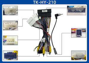 Auto-Stereo-Radio Stromkabelbaum Canbus-Kabelbaum für Hyundai Kabelbaum-Sets Auto-Stereo-Radio - Product Image 6