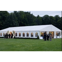 Tente de réception de mariage en tissu PVC avec structure en alliage d'aluminium de luxe
