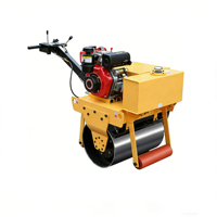 Rouleau vibratoire à tambour unique haute puissance Muhua avec moteur et rayon de braquage court pour le compactage de l'asphalte et du sol dans la construction