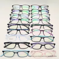 Lot Mixte de Montures de Lunettes Carrées Plein Cadre en TR90 Haut de Gamme Écologiques pour Hommes, Femmes et Étudiants – Lunettes de Lecture Confortables Classiques