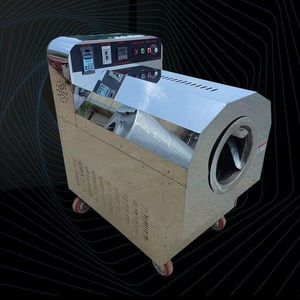 Machine à torréfier les arachides à petite échelle équipement de torréfaction de cacao en grains de café torréfacteur de farine torréfacteur à tambour rotatif à gaz électrique - Product Image 3