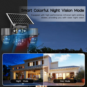 Caméra domestique sans fil 8MP avec vision grand angle, caméra <span class=keywords><strong>ampoule</strong></span> intelligente WiFi avec vision nocturne et fente pour carte SD pour la surveillance de la sécurité à domicile - Product Image 6