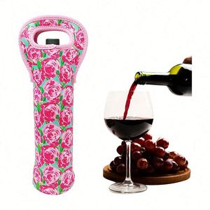 Sac isotherme en néoprène pour vin, sublimation, une bouteille, sac de protection pour vin vierge et isotherme - Product Image 1