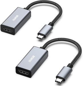 BENFEI Lot de <span class=keywords><strong>2</strong></span> adaptateurs <span class=keywords><strong>USB</strong></span> <span class=keywords><strong>C</strong></span> <span class=keywords><strong>vers</strong></span> HDMI <span class=keywords><strong>Adaptateur</strong></span> <span class=keywords><strong>USB</strong></span> Type-<span class=keywords><strong>C</strong></span> <span class=keywords><strong>vers</strong></span> HDMI Compatible <span class=keywords><strong>Thunderbolt</strong></span> 3/4 - Product Image 1